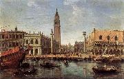 WITTEL, Caspar Andriaans van The Piazzetta from the Bacino di San Marco oil painting reproduction